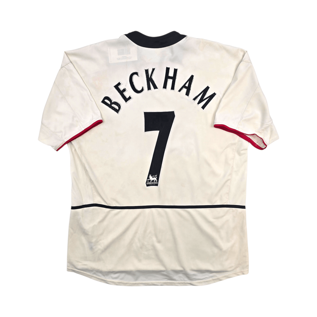 2002/03 Manchester United Away Football Shirt (L) Nike 7 Beckham - Football Finery - FF303096