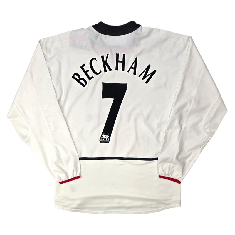 2002/03 Manchester United Away Football Shirt (M) Nike 7 Beckham - Football Finery - FF302896