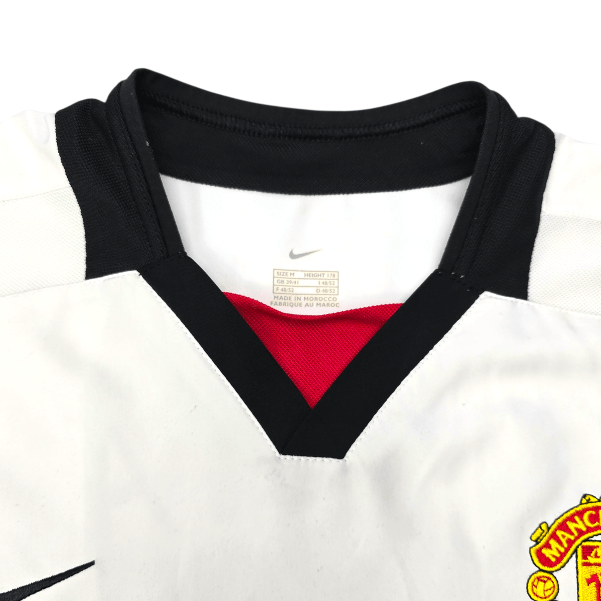 2002/03 Manchester United Away Football Shirt (M) Nike 7 Beckham - Football Finery - FF302896