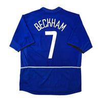 2002/03 Manchester United Third Football Shirt (L) Nike #7 Beckham - Football Finery - FF305081