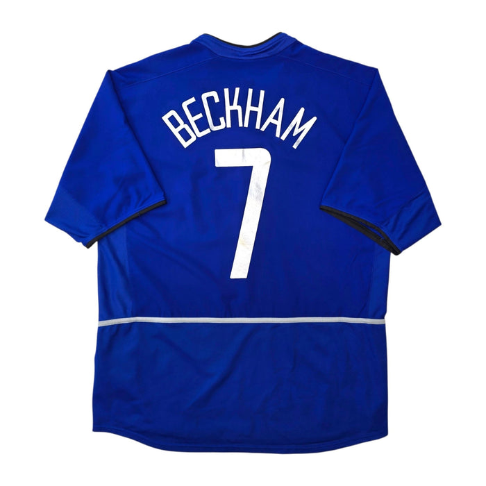2002/03 Manchester United Third Football Shirt (L) Nike #7 Beckham - Football Finery - FF305081