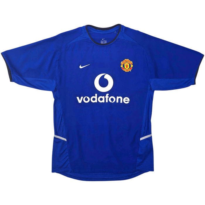 2002/03 Manchester United Third Football Shirt (S) Nike 7 Beckham - Football Finery - FF303789