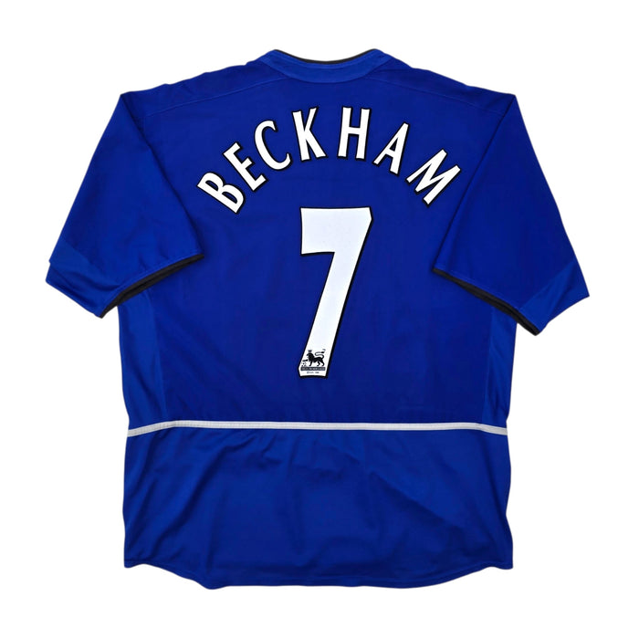 2002/03 Manchester United Third Football Shirt (XL) Nike 7 Beckham - Football Finery - FF306518