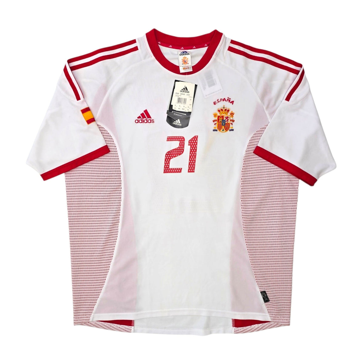 2002/03 Spain Away Football Shirt (XL) Adidas 21 Luis Enrique (BNWTs) - Football Finery - FF306692