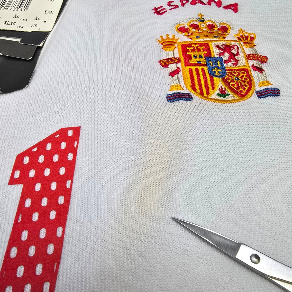 2002/03 Spain Away Football Shirt (XL) Adidas 21 Luis Enrique (BNWTs) - Football Finery - FF306692