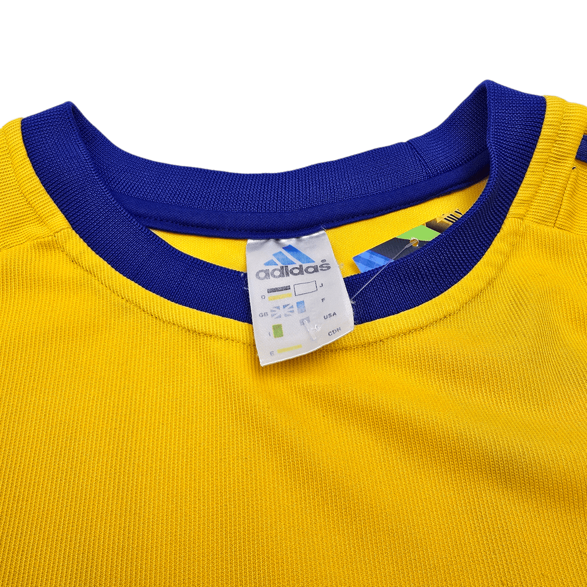 2002/03 Sweden Home Football Shirt (L) Adidas 21 Ibrahimovic - Football Finery - FF302176