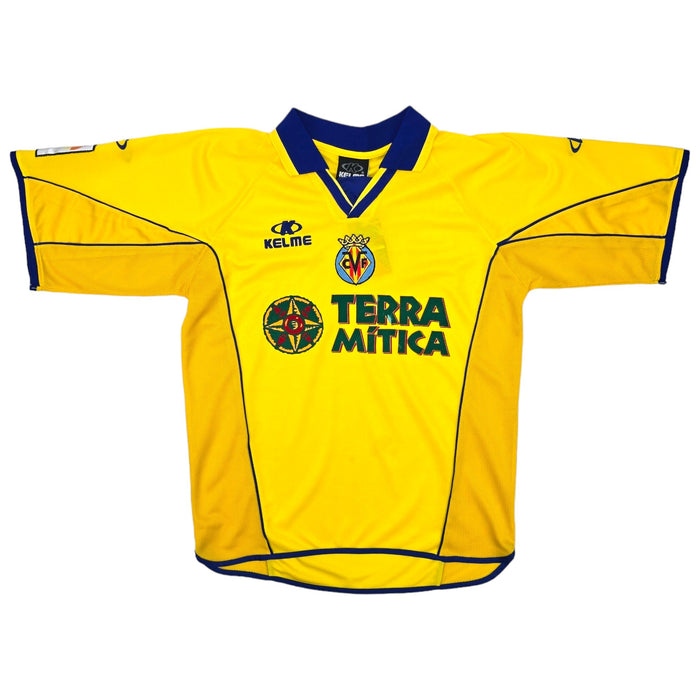2002/03 Villarreal Home Football Shirt (S) Kelme - Football Finery - FF203826