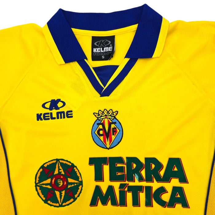 2002/03 Villarreal Home Football Shirt (S) Kelme - Football Finery - FF203826