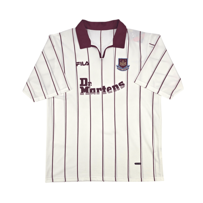2002/03 West Ham United Away Football Shirt (XL) FILA - Football Finery - FF303189