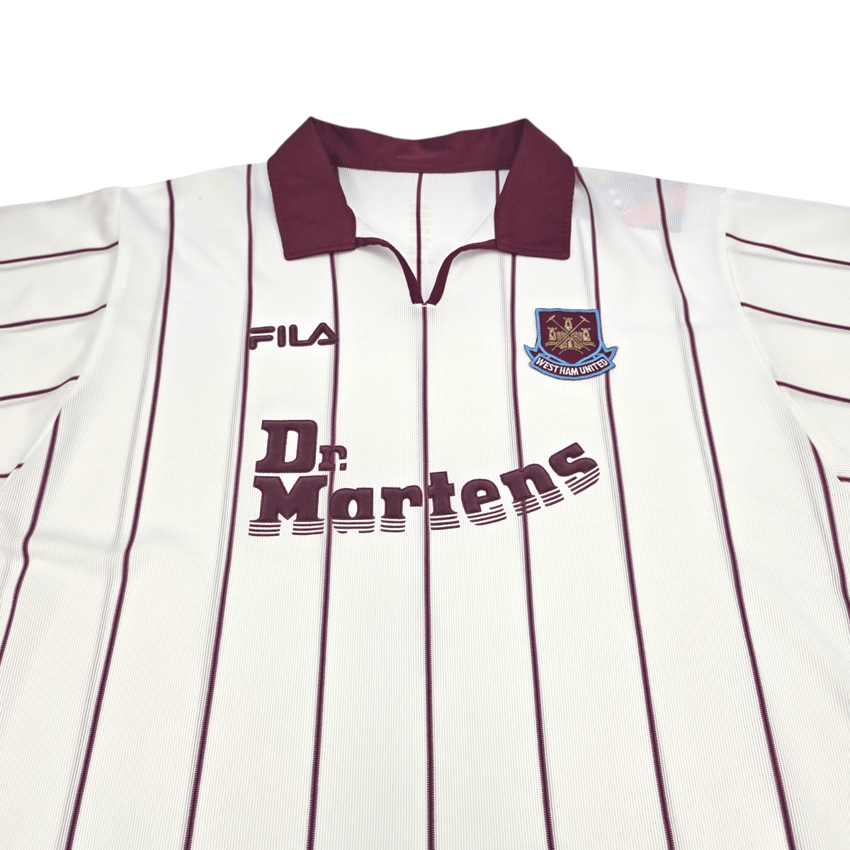 2002/03 West Ham United Away Football Shirt (XL) FILA - Football Finery - FF303189