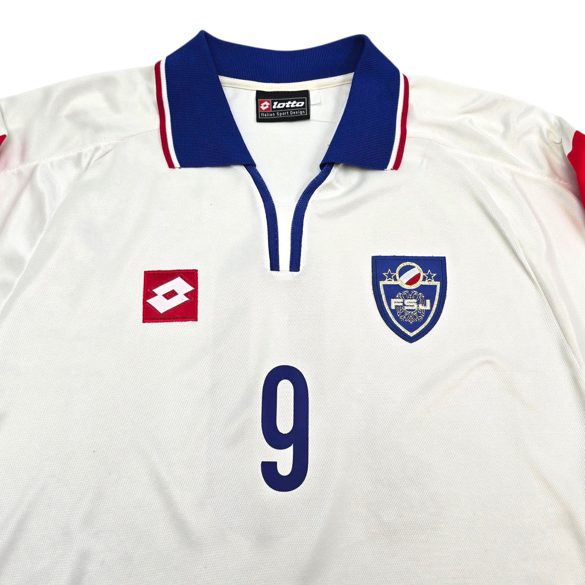 2002/03 Yugoslavia Away Football Shirt (XL) Lotto 9 - Football Finery - FF305753