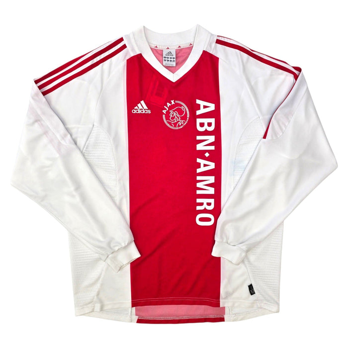 2002/04 Ajax Home Football Shirt (XL) Adidas 9 Ibrahimovic - Football Finery - FF306433