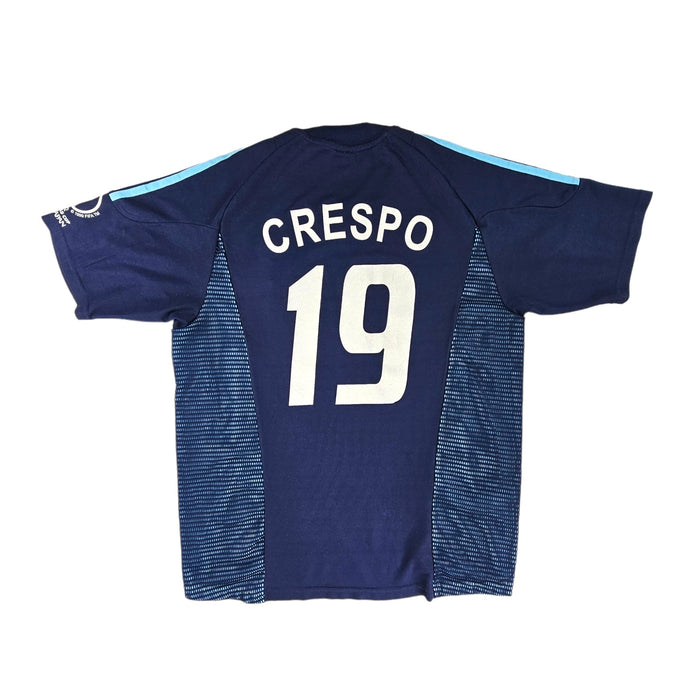 2002/04 Argentina Away Football Shirt (M) Adidas # 19 Crespo - Football Finery - FF202462