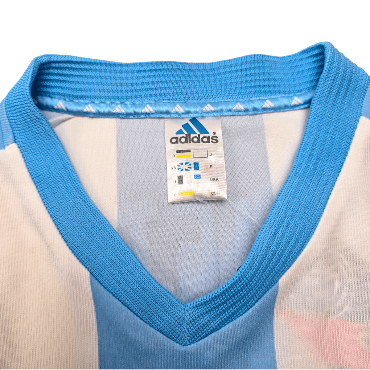 2002/04 Argentina Home Football Shirt (L) Adidas 9 Batistuta - Football Finery - FF303661
