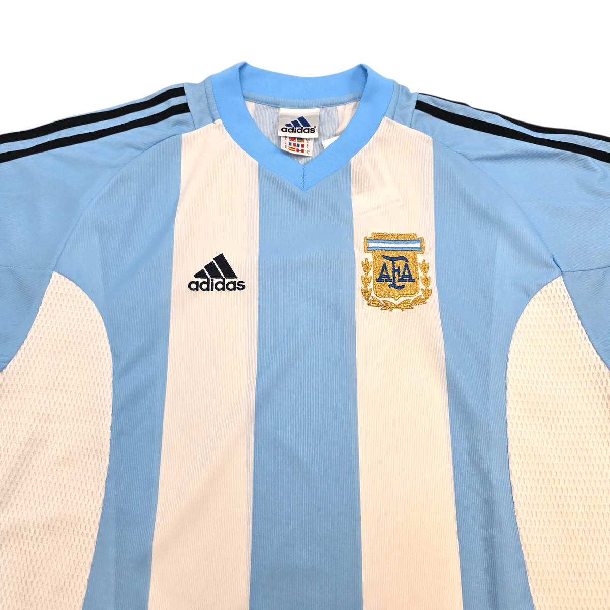 2002/04 Argentina Home Football Shirt (L) Adidas - Football Finery - FF304363