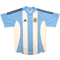 2002/04 Argentina Home Football Shirt (L) Adidas - Football Finery - FF304363
