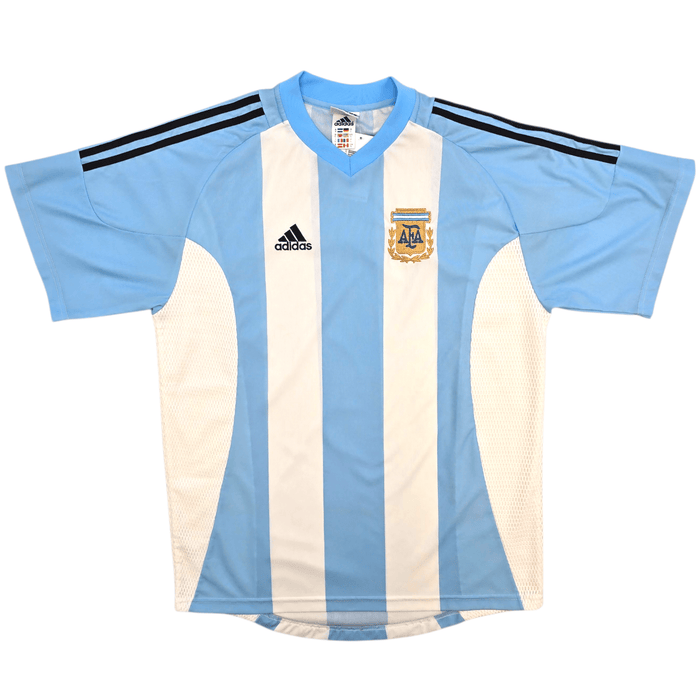 2002/04 Argentina Home Football Shirt (L) Adidas - Football Finery - FF304363