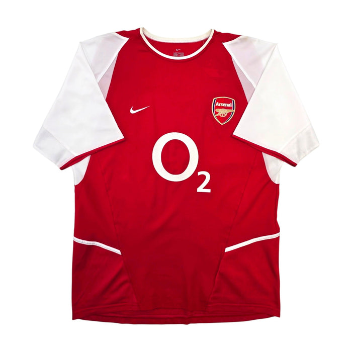 2002/04 Arsenal Home Football Shirt (L) Nike #14 Henry - Football Finery - FF306902