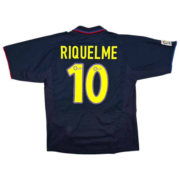 2002/04 Barcelona Away Football Shirt (L) Nike #10 Riquelme - Football Finery - FF300579