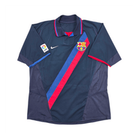 2002/04 Barcelona Away Football Shirt (L) Nike 10 Riquelme - Football Finery - FF303648