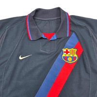 2002/04 Barcelona Away Football Shirt (L) Nike 10 Riquelme - Football Finery - FF303648