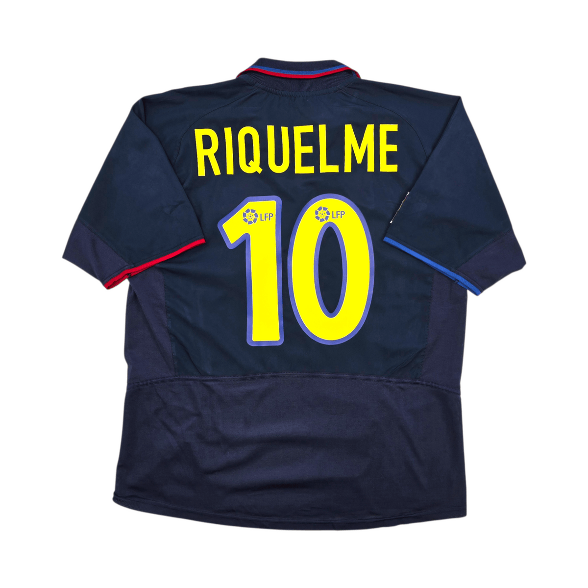2002/04 Barcelona Away Football Shirt (L) Nike 10 Riquelme - Football Finery - FF303648