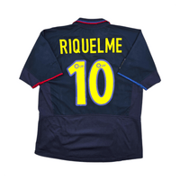 2002/04 Barcelona Away Football Shirt (L) Nike 10 Riquelme - Football Finery - FF303648