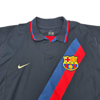 2002/04 Barcelona Away Football Shirt (XL) Nike 10 Riquelme - Football Finery - FF300548