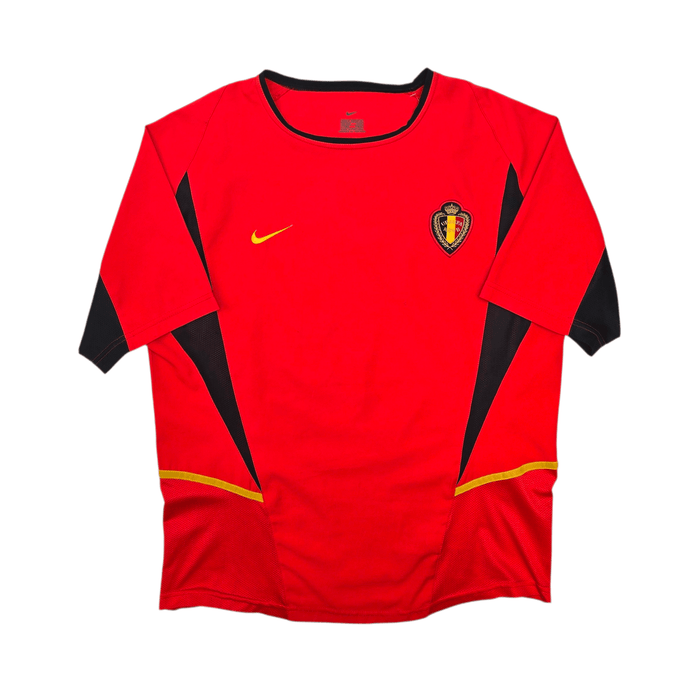 2002/04 Belgium Home Football Shirt (M) Nike - Football Finery - FF304366