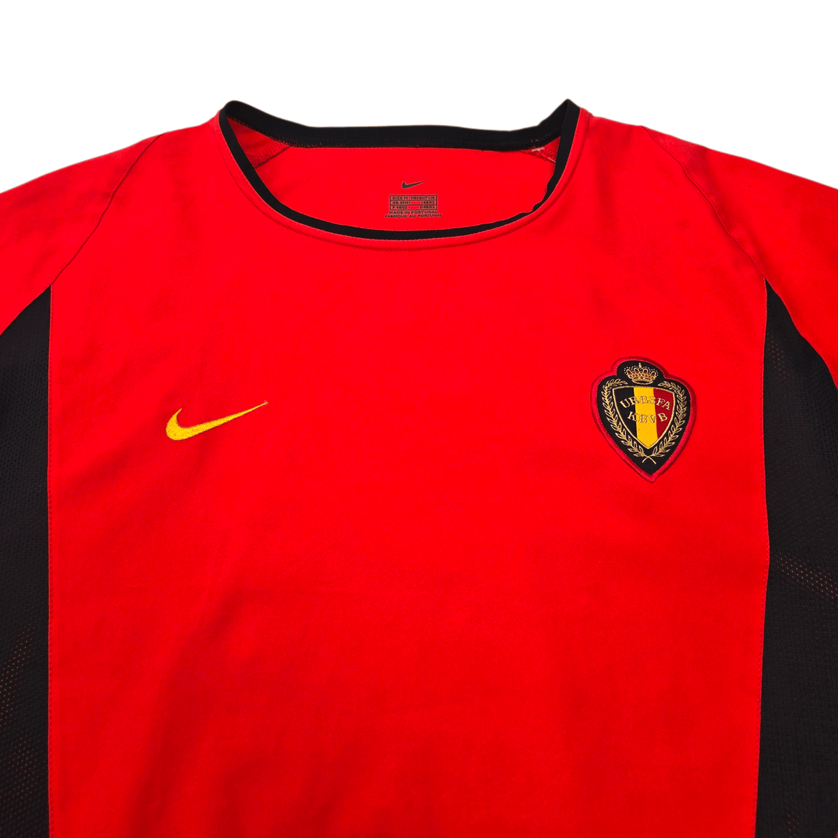 2002/04 Belgium Home Football Shirt (M) Nike - Football Finery - FF304366