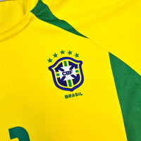 2002/04 Brazil Home Football Shirt (L) Nike 11 Ronaldinho - Football Finery - FF307013