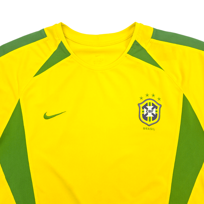 2002/04 Brazil Home Football Shirt (L) Nike - Football Finery - FF304260