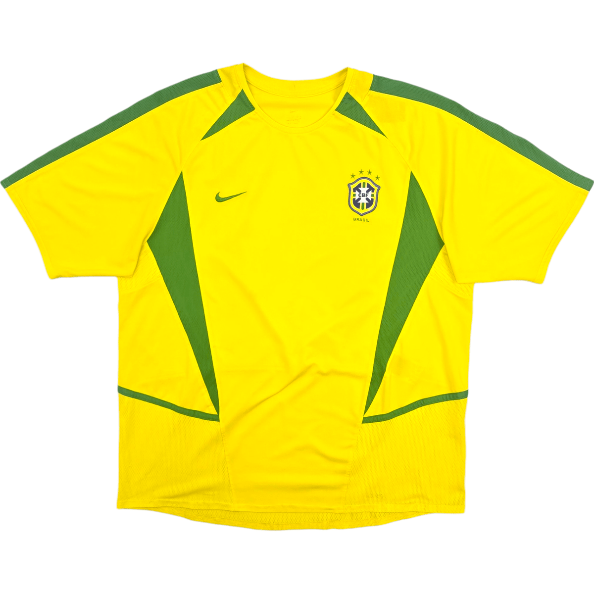 2002/04 Brazil Home Football Shirt (L) Nike - Football Finery - FF304260
