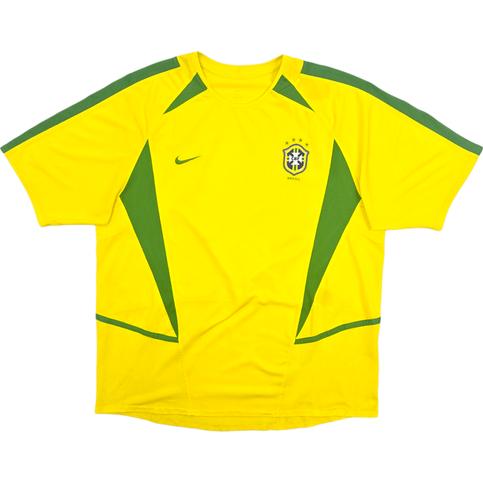 2002/04 Brazil Home Football Shirt (L) Nike - Football Finery - FF304260