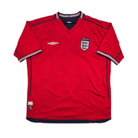 2002/04 England Away Football Shirt (2XL) Umbro - Football Finery - FF304831