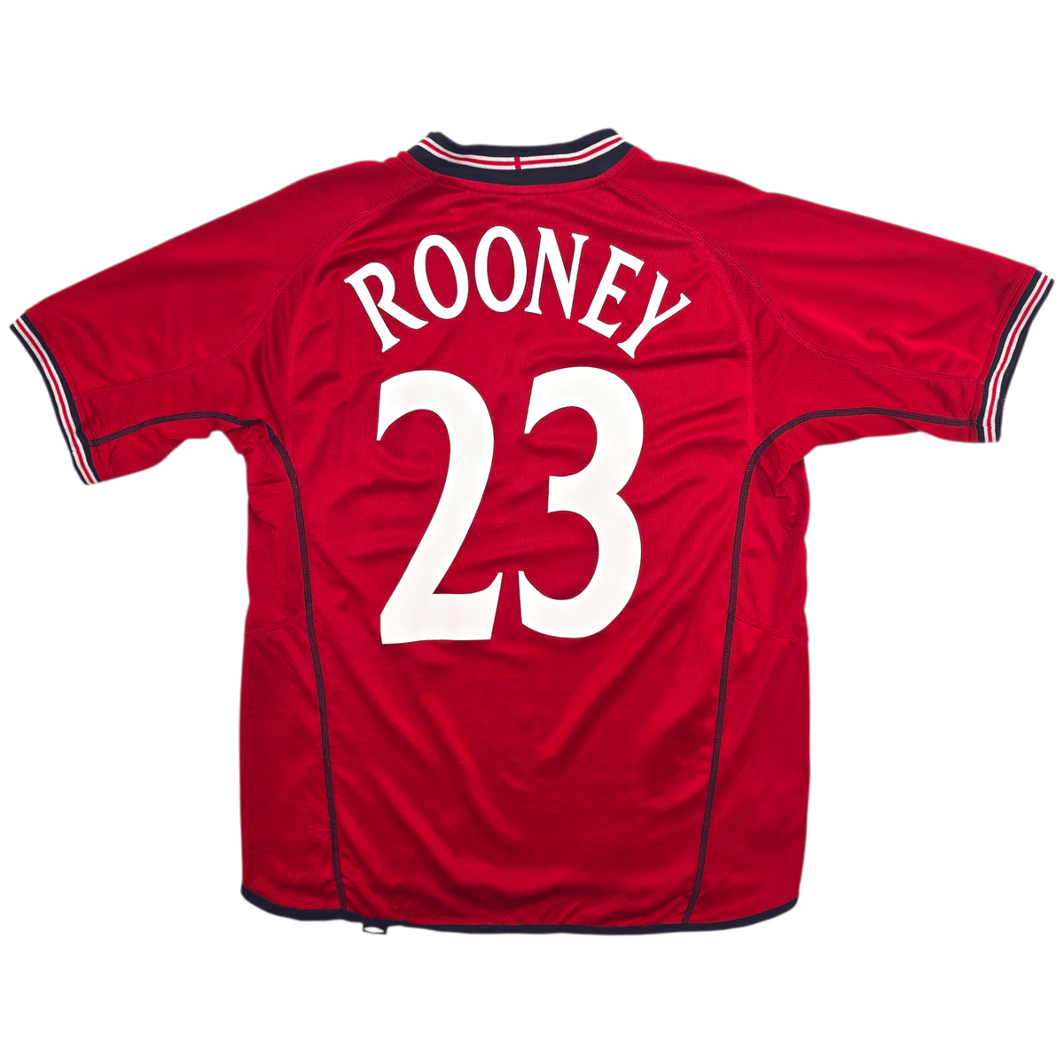2002/04 England Away Football Shirt (L) Umbro 23 Rooney - Football Finery - FF303044