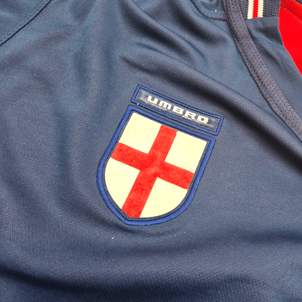 2002/04 England Away Football Shirt (L) Umbro 23 Rooney - Football Finery - FF303044