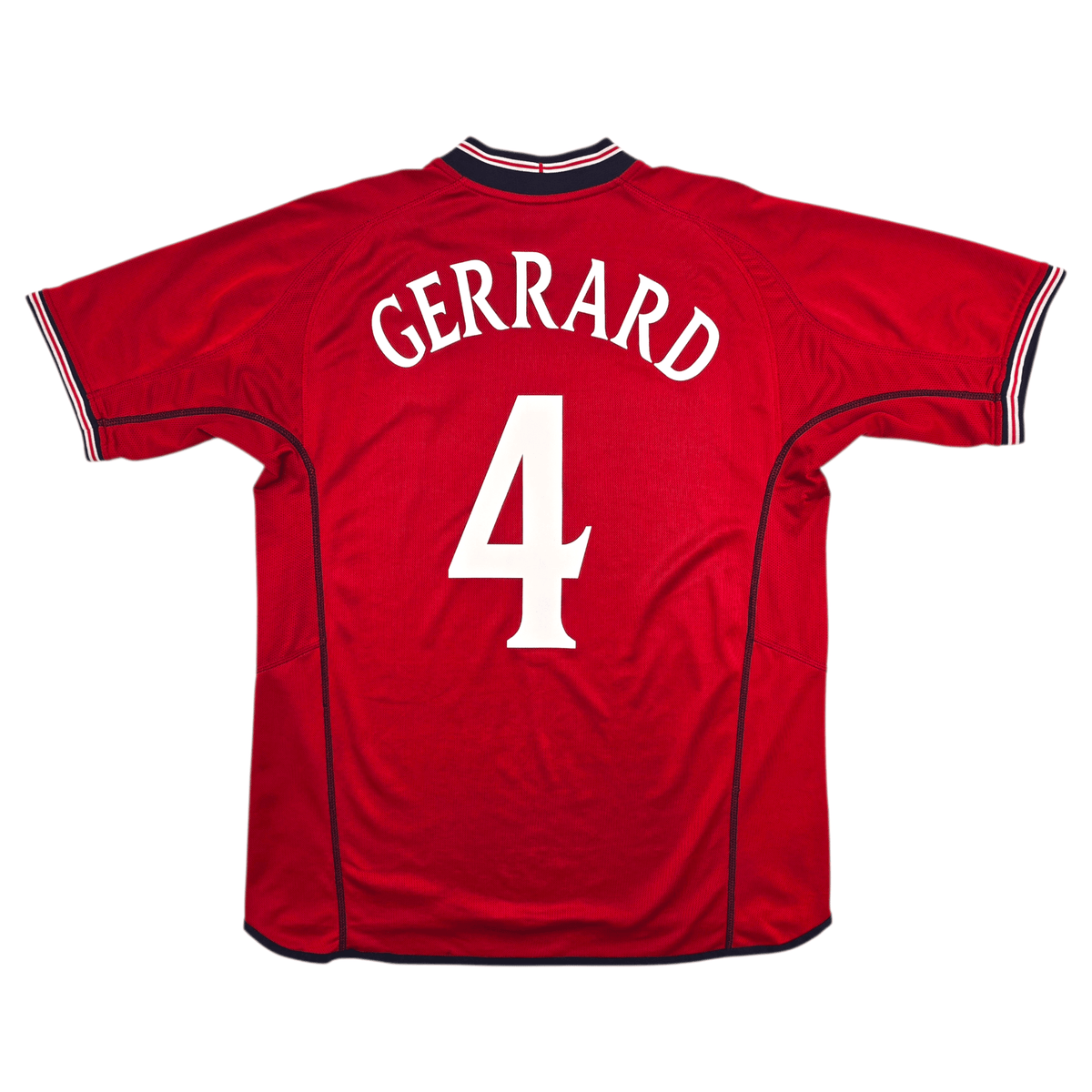 2002/04 England Away Football Shirt (L) Umbro 4 Gerrard - Football Finery - FF300530