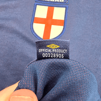 2002/04 England Away Football Shirt (L) Umbro 4 Gerrard - Football Finery - FF300530