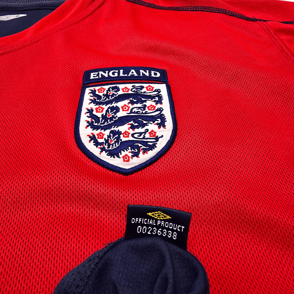 2002/04 England Away Football Shirt (L) Umbro - Football Finery - FF302376