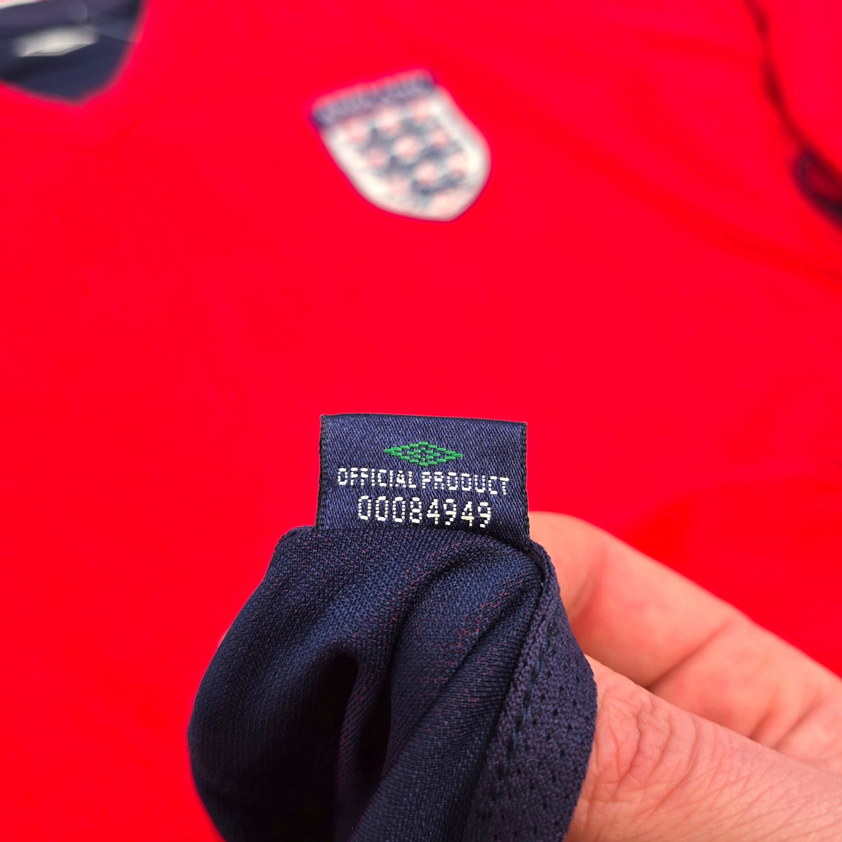 2002/04 England Away Football Shirt (XL) Umbro - Football Finery - FF305974