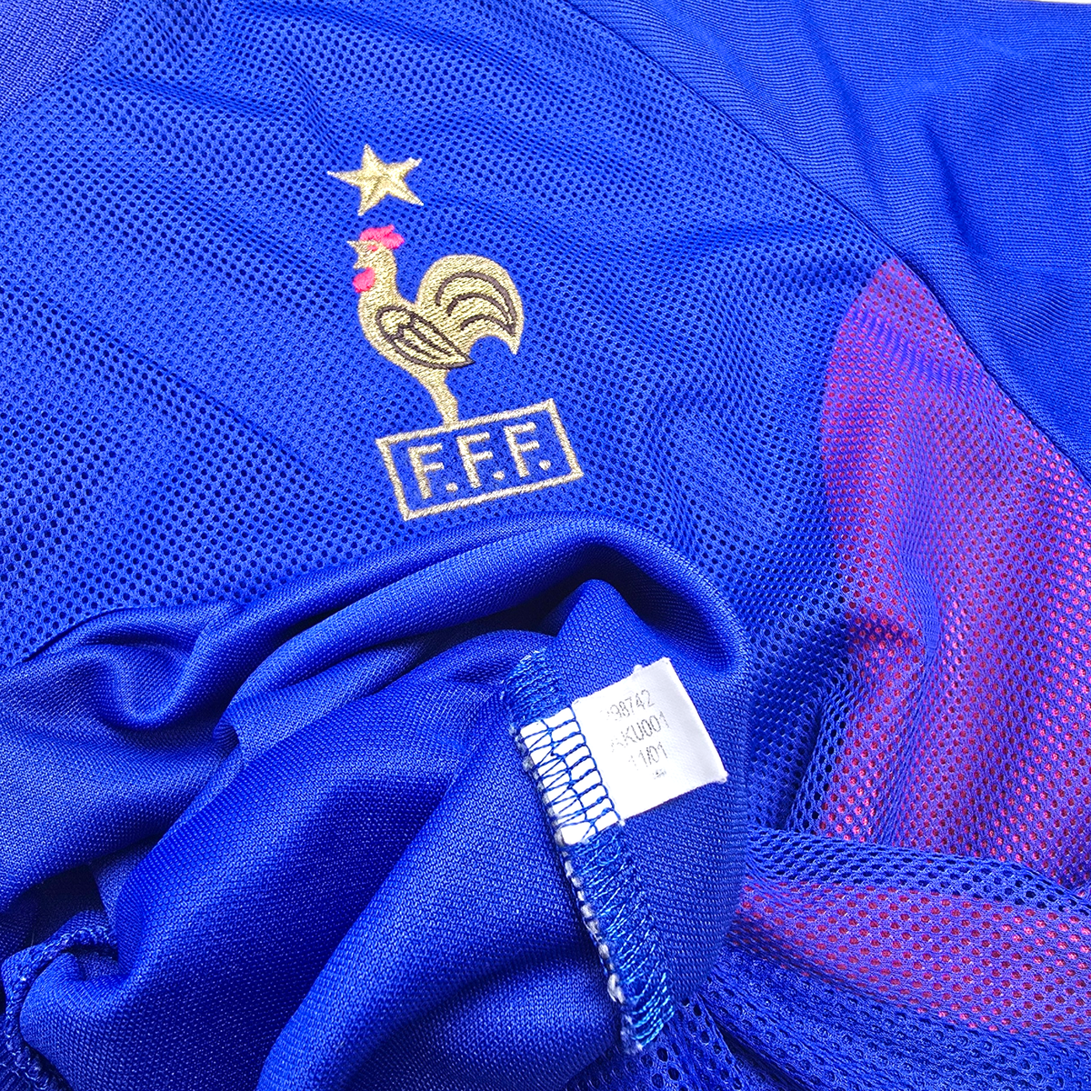 2002/04 France Home Football Shirt (M) Adidas - Football Finery - FF305263