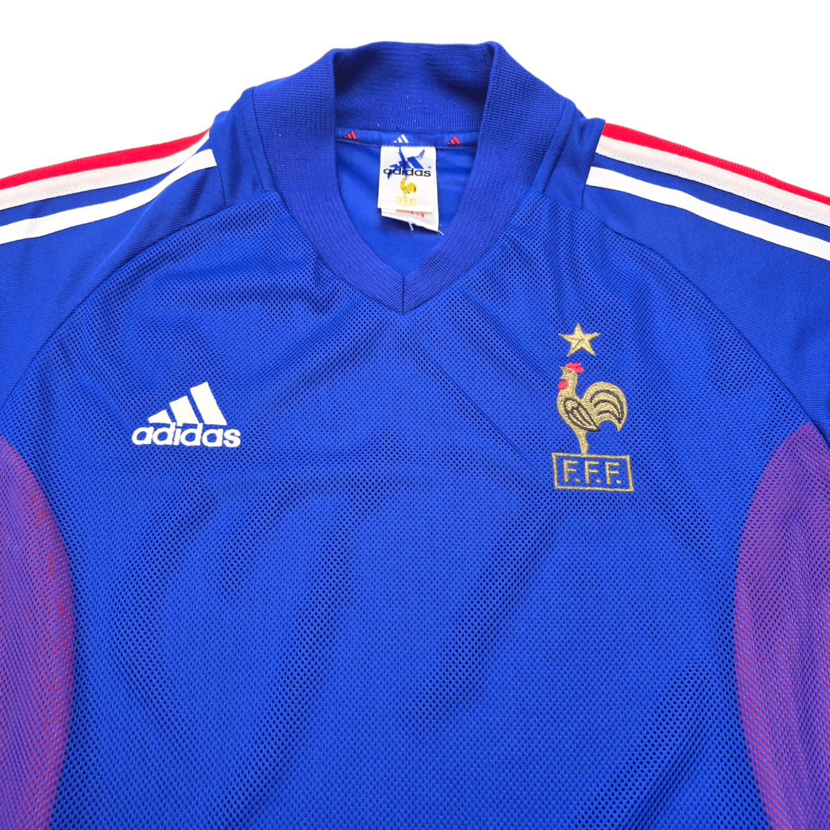 2002/04 France Home Football Shirt (M) Adidas - Football Finery - FF305263