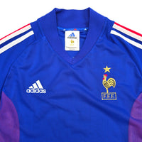 2002/04 France Home Football Shirt (S) Adidas - Football Finery - FF304265