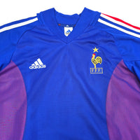2002/04 France Home Football Shirt (S) Adidas - Football Finery - FF305261
