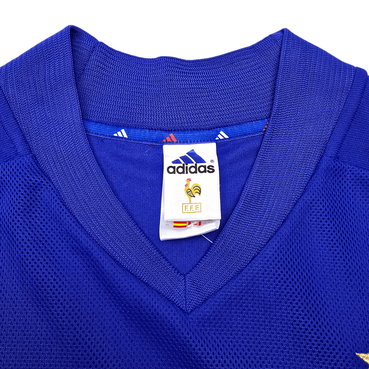 2002/04 France Home Football Shirt (XL) Adidas 10 Zidane - Football Finery - FF302934