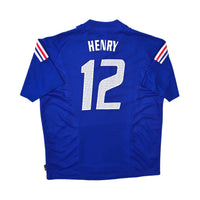 2002/04 France Home Football Shirt (XL) Adidas 12 Henry - Football Finery - FF305267