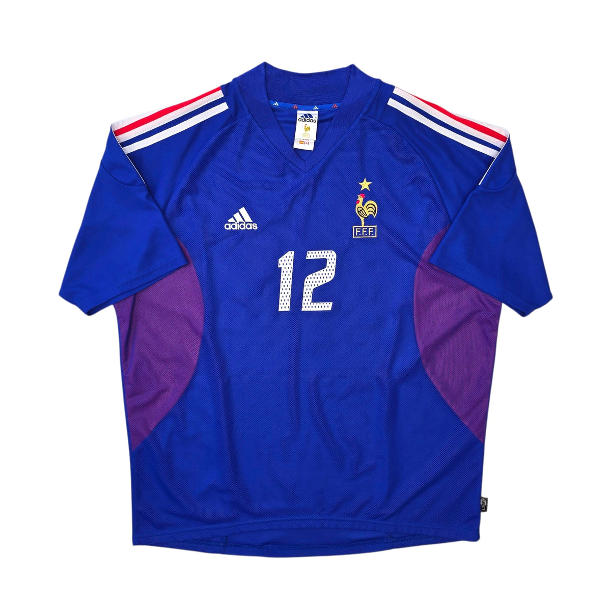 2002/04 France Home Football Shirt (XL) Adidas 12 Henry - Football Finery - FF305267