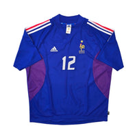 2002/04 France Home Football Shirt (XL) Adidas 12 Henry - Football Finery - FF305267