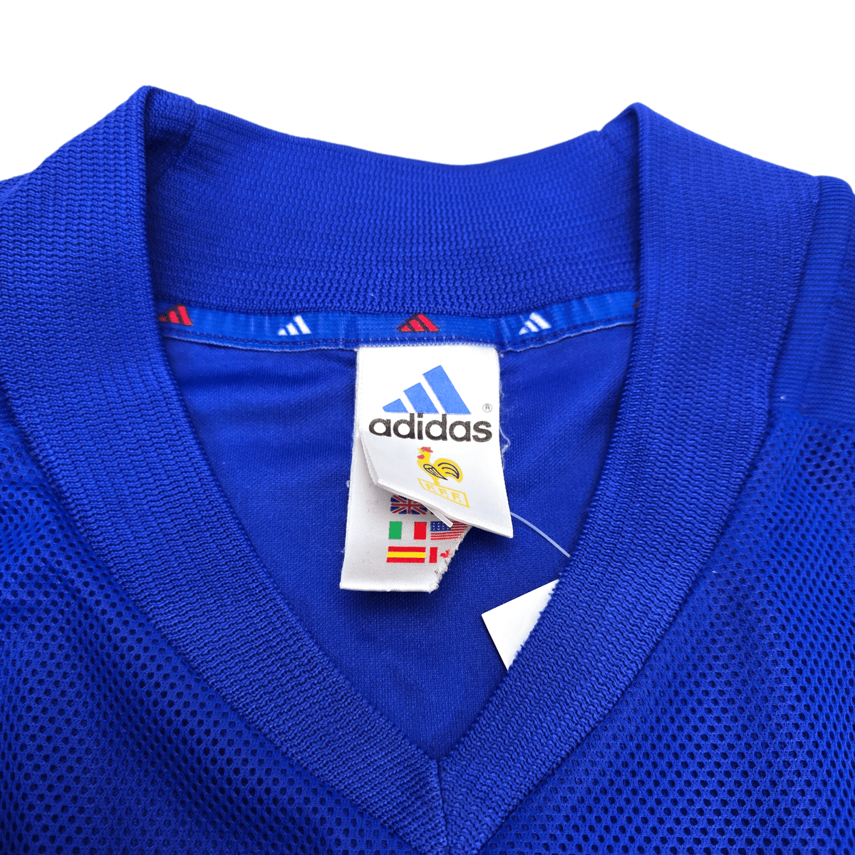 2002/04 France Home Football Shirt (XL) Adidas 15 Thuram - Football Finery - FF302986